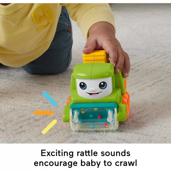 FisherPrice Baby Toy Poppity Pop Dump Truck PushAlong Vehicle with Fine Motor Activities For Infants Ages 6 MonthsTractor