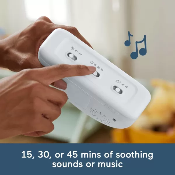 FisherPrice Baby Toy Soothe ampamp Glow Rainbow Sound Machine Soother with Music Lights ampamp Timers for Newborns Ages 0 MonthsSmall