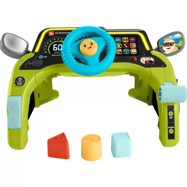 FisherPrice Baby ampamp Toddler Learning Toy Laugh ampamp Learn Sit ampamp Steer Driver Car Activity Center with Smart Stages for Ages 6 Months