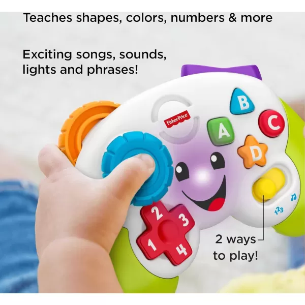 FisherPrice Baby ampamp Toddler Toy Laugh ampamp Learn Game ampamp Learn Controller with Music ampamp Lights for Early Pretend Play Infants Ages 6 MonthsRefresh