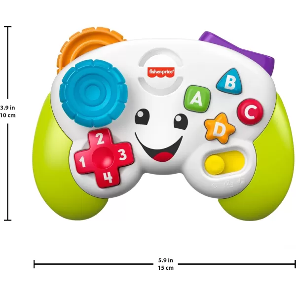 FisherPrice Baby ampamp Toddler Toy Laugh ampamp Learn Game ampamp Learn Controller with Music ampamp Lights for Early Pretend Play Infants Ages 6 MonthsClassic