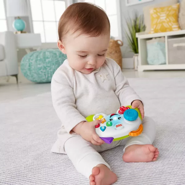 FisherPrice Baby ampamp Toddler Toy Laugh ampamp Learn Game ampamp Learn Controller with Music ampamp Lights for Early Pretend Play Infants Ages 6 MonthsRefresh