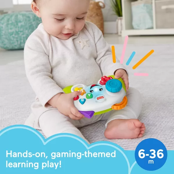 FisherPrice Baby ampamp Toddler Toy Laugh ampamp Learn Game ampamp Learn Controller with Music ampamp Lights for Early Pretend Play Infants Ages 6 MonthsClassic