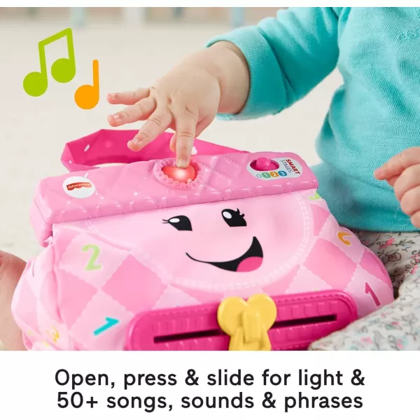FisherPrice Baby ampamp Toddler Toy Laugh ampamp Learn Going Places Learning Purse Interactive Bag ampamp 4 Accessories for Ages 6 MonthsDeluxe