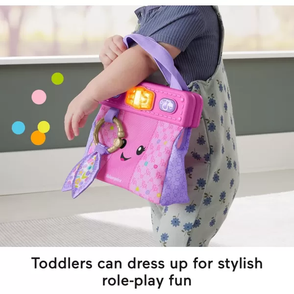 FisherPrice Baby ampamp Toddler Toy Laugh ampamp Learn Going Places Learning Purse Interactive Bag ampamp 4 Accessories for Ages 6 MonthsStandard