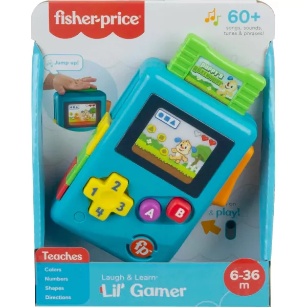 FisherPrice Baby ampamp Toddler Toy Laugh ampamp Learn Lil Gamer Pretend Video Game Learning Activity with Lights for Developmental Play Infants Ages 6 MonthsLil Gamer  New for 2024