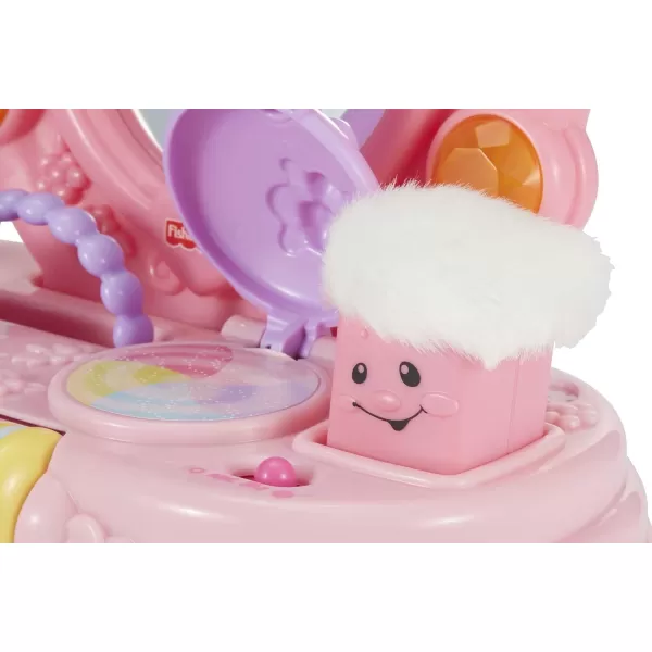 FisherPrice Baby ampamp Toddler Toy Laugh ampamp Learn Magical Musical Mirror Pretend Vanity Set for Infants Ages 6 Months Amazon ExclusiveFrustrationFree Packaging