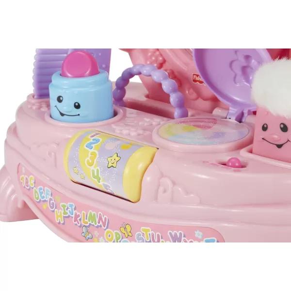 FisherPrice Baby ampamp Toddler Toy Laugh ampamp Learn Magical Musical Mirror Pretend Vanity Set for Infants Ages 6 Months Amazon ExclusiveFrustrationFree Packaging