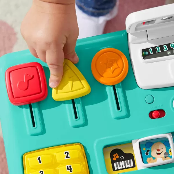 FisherPrice Baby ampamp Toddler Toy Laugh ampamp Learn Mix ampamp Learn DJ Table Musical Activity Center with Lights ampamp Sounds for Infants Ages 6 MonthsPolish