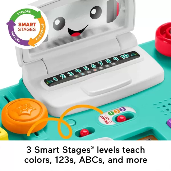 FisherPrice Baby ampamp Toddler Toy Laugh ampamp Learn Mix ampamp Learn DJ Table Musical Activity Center with Lights ampamp Sounds for Infants Ages 6 MonthsSimplified Packaging