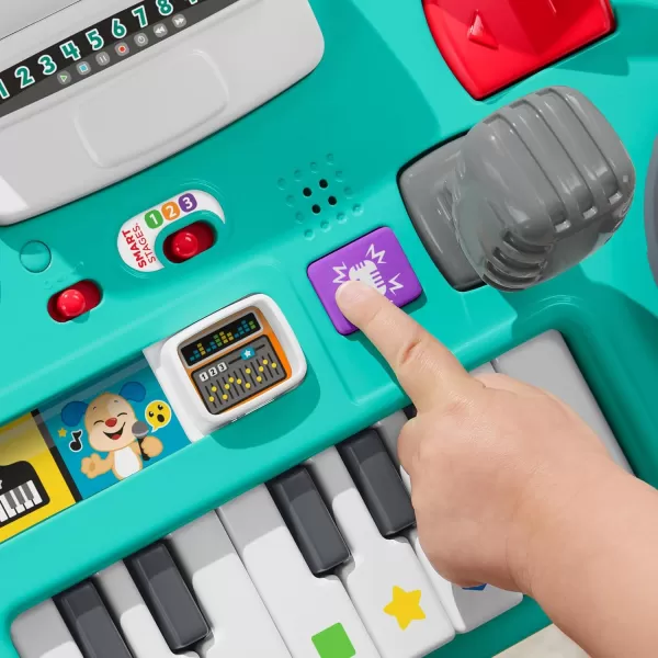 FisherPrice Baby ampamp Toddler Toy Laugh ampamp Learn Mix ampamp Learn DJ Table Musical Activity Center with Lights ampamp Sounds for Infants Ages 6 MonthsPolish