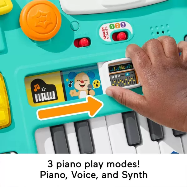 FisherPrice Baby ampamp Toddler Toy Laugh ampamp Learn Mix ampamp Learn DJ Table Musical Activity Center with Lights ampamp Sounds for Infants Ages 6 MonthsSimplified Packaging