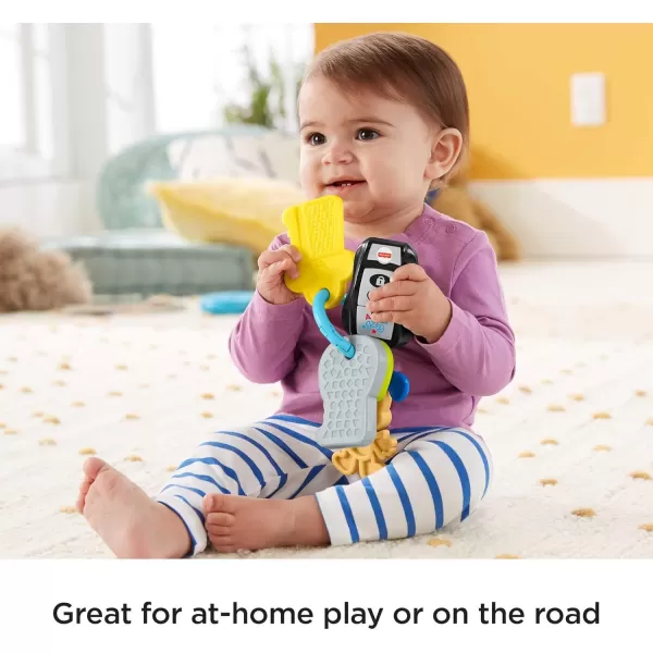 FisherPrice Baby ampamp Toddler Toy Laugh ampamp Learn Play ampamp Go Keys with Lights ampamp Music for Pretend Play Infants Ages 6 Months