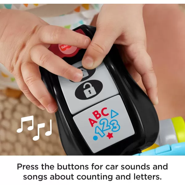 FisherPrice Baby ampamp Toddler Toy Laugh ampamp Learn Play ampamp Go Keys with Lights ampamp Music for Pretend Play Infants Ages 6 Months