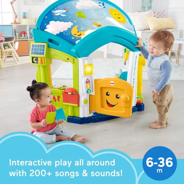 FisherPrice Baby ampamp Toddler Toy Laugh ampamp Learn Smart Learning Home Playhouse with Lights Sounds ampamp Activities for Infants Ages 6 Months Amazon Exclusive