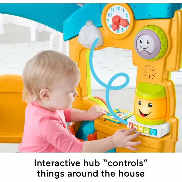 FisherPrice Baby ampamp Toddler Toy Laugh ampamp Learn Smart Learning Home Playhouse with Lights Sounds ampamp Activities for Infants Ages 6 Months Amazon Exclusive