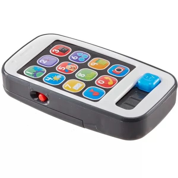 FisherPrice Baby ampamp Toddler Toy Laugh ampamp Learn Smart Phone Gray with Lights ampamp Educational Music for Infants Ages 6 Months
