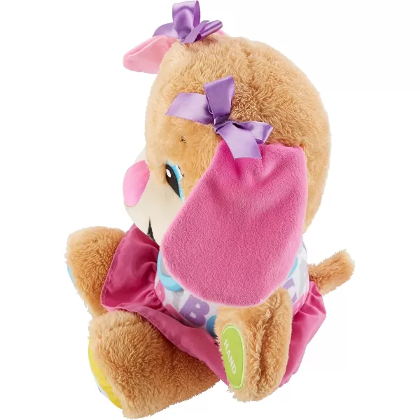FisherPrice Baby ampamp Toddler Toy Laugh ampamp Learn Smart Stages Sis Musical Plush with Lights ampamp Phrases for Infants Ages 6 MonthsSis  Pink