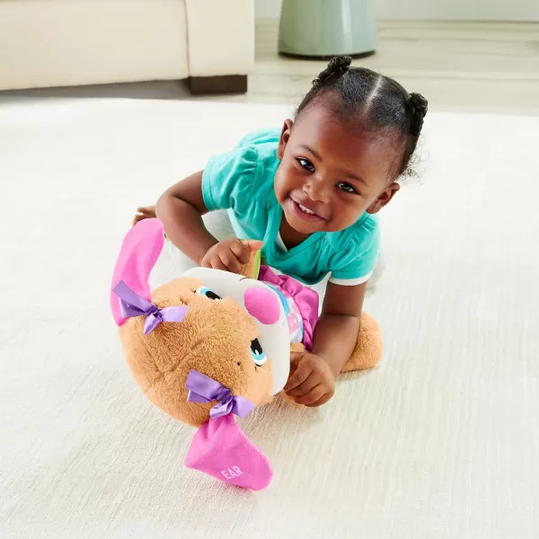 FisherPrice Baby ampamp Toddler Toy Laugh ampamp Learn Smart Stages Sis Musical Plush with Lights ampamp Phrases for Infants Ages 6 MonthsSis  Pink