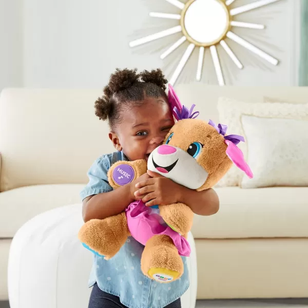 FisherPrice Baby ampamp Toddler Toy Laugh ampamp Learn Smart Stages Sis Musical Plush with Lights ampamp Phrases for Infants Ages 6 MonthsSis  Pink