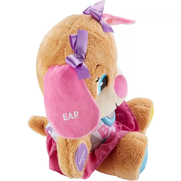 FisherPrice Baby ampamp Toddler Toy Laugh ampamp Learn Smart Stages Sis Musical Plush with Lights ampamp Phrases for Infants Ages 6 MonthsSis  Pink