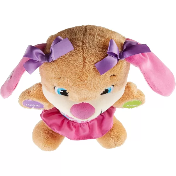 FisherPrice Baby ampamp Toddler Toy Laugh ampamp Learn Smart Stages Sis Musical Plush with Lights ampamp Phrases for Infants Ages 6 MonthsSis  Pink