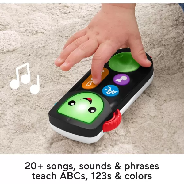 FisherPrice Baby ampamp Toddler Toy Laugh ampamp Learn Stream ampamp Learn Remote Pretend TV Control with Music ampamp Lights for Infants Ages 6 Months