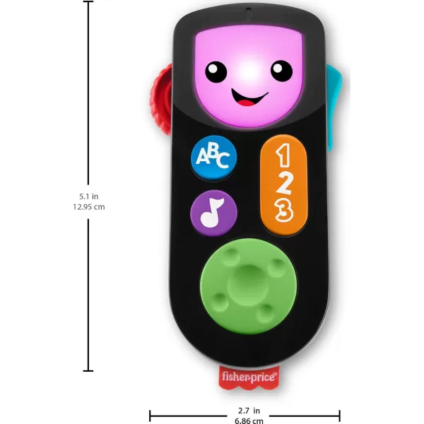 FisherPrice Baby ampamp Toddler Toy Laugh ampamp Learn Stream ampamp Learn Remote Pretend TV Control with Music ampamp Lights for Infants Ages 6 Months