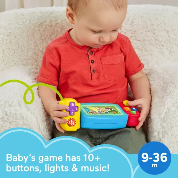FisherPrice Baby ampamp Toddler Toy Laugh ampamp Learn Twist ampamp Learn Gamer Pretend Video Game with Lights ampamp Music for Infants Ages 9 MonthsTwist  Learn