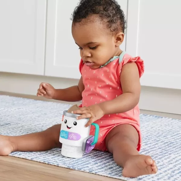FisherPrice Baby ampamp Toddler Toy Laugh ampamp Learn Wake Up ampamp Learn Coffee Mug with Lights Music ampamp Learning for Infants Ages 6 MonthsMug