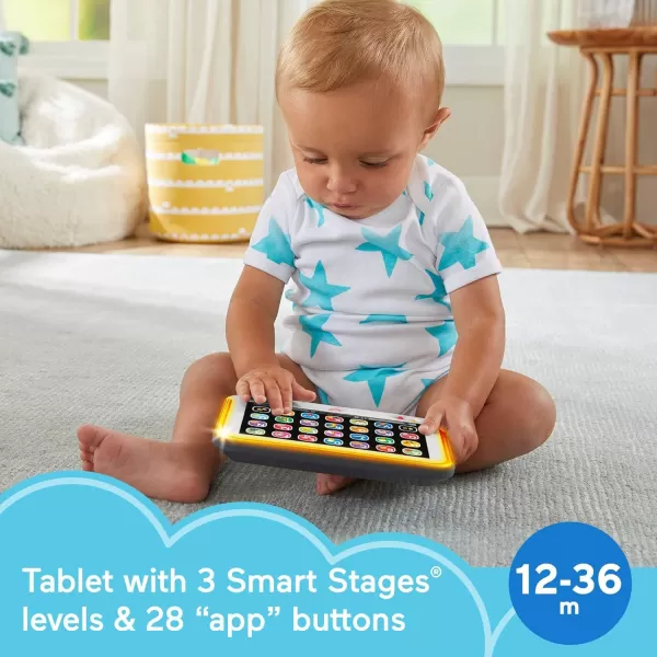 FisherPrice Baby ampamp Toddler Toys Laugh ampamp Learn Tune in Tech Set 4 Learning Activities for Interactive Pretend Play Infants Ages 6 Months