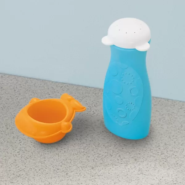 FisherPrice Baby to Toddler Bath 4in1 Sling n Seat Tub with Removable Infant Support and 2 Toys Climbing LeavesGreen