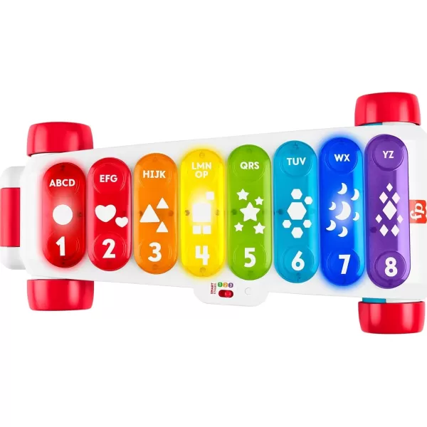 FisherPrice Baby to Toddler Learning Toy Giant LightUp Xylophone PullAlong Musical Activity with Smart Stages for Infants Ages 9 MonthsRetail Packaging