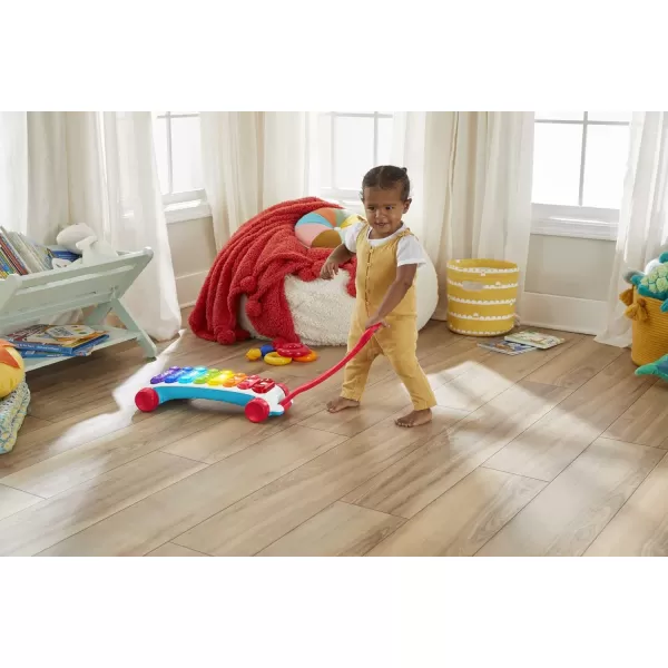 FisherPrice Baby to Toddler Learning Toy Giant LightUp Xylophone PullAlong Musical Activity with Smart Stages for Infants Ages 9 MonthsShips in Own Container