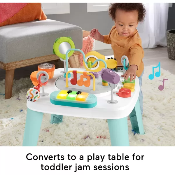 FisherPrice Baby to Toddler Toy 3in1 Hit Wonder Activity Center ampamp Play Table with Music Lights ampamp Developmental ActivitiesMusical Hit