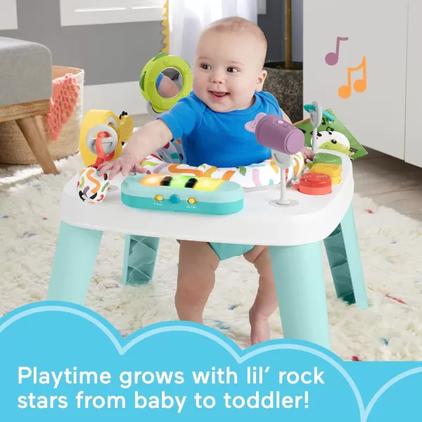 FisherPrice Baby to Toddler Toy 3in1 Hit Wonder Activity Center ampamp Play Table with Music Lights ampamp Developmental ActivitiesMusical Hit