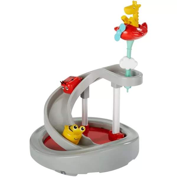 FisherPrice Baby to Toddler Toy 3in1 SittoStand Activity Center with Music Lights and Spiral Ramp Jazzy Jungle