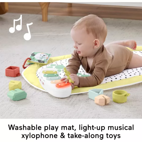 FisherPrice Baby to Toddler Toy 3in1 SnugaPuppy Activity Center and Play Table with Lights Sounds and Developmental Activities