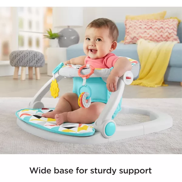 FisherPrice Baby to Toddler Toy 3in1 Spin ampamp Sort Activity Center and Play Table with 10 Activities Happy DotsActivity Center  Baby Chair  Windmill