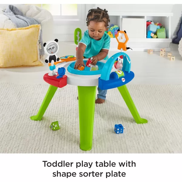 FisherPrice Baby to Toddler Toy 3in1 Spin ampamp Sort Activity Center and Play Table with 10 Activities Happy DotsActivity Center