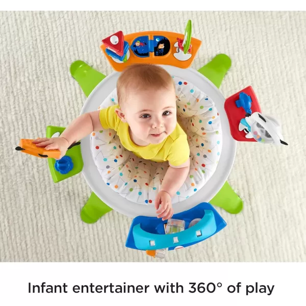 FisherPrice Baby to Toddler Toy 3in1 Spin ampamp Sort Activity Center and Play Table with 10 Activities Happy DotsActivity Center