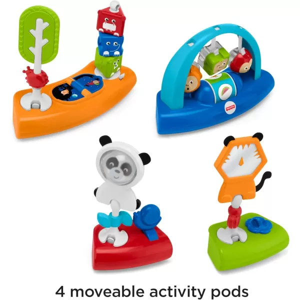 FisherPrice Baby to Toddler Toy 3in1 Spin ampamp Sort Activity Center and Play Table with 10 Activities Happy DotsActivity Center