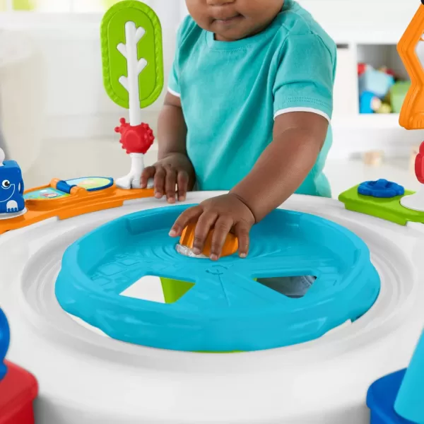 FisherPrice Baby to Toddler Toy 3in1 Spin ampamp Sort Activity Center and Play Table with 10 Activities Happy DotsActivity Center