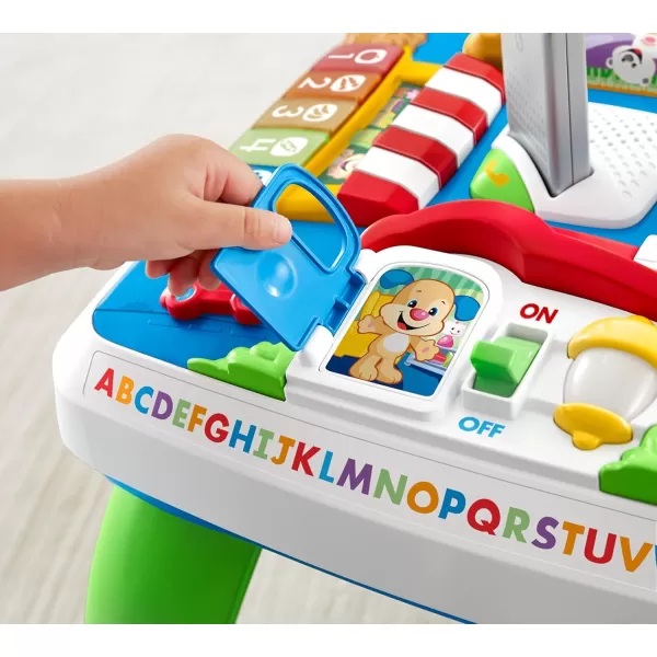 FisherPrice Baby to Toddler Toy Laugh ampamp Learn Around the Town Learning Activity Table with Music ampamp Lights for Infants Ages 6 Months Amazon Exclusive