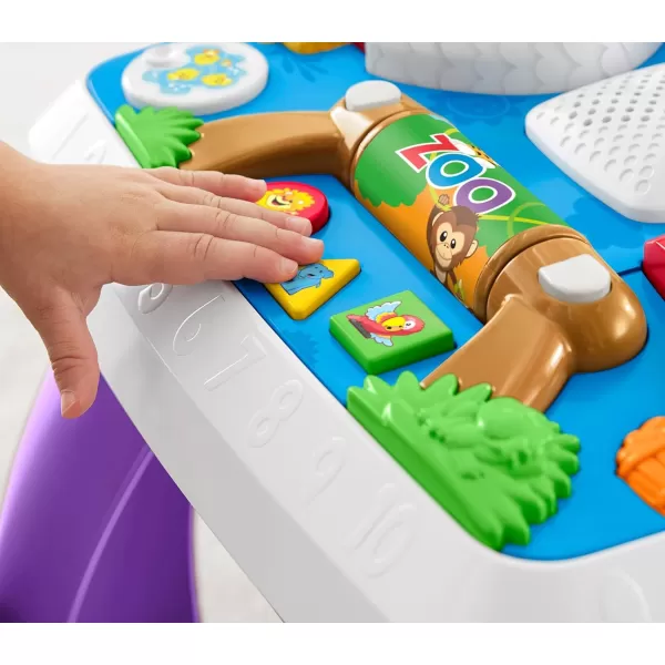 FisherPrice Baby to Toddler Toy Laugh ampamp Learn Around the Town Learning Activity Table with Music ampamp Lights for Infants Ages 6 Months Amazon Exclusive