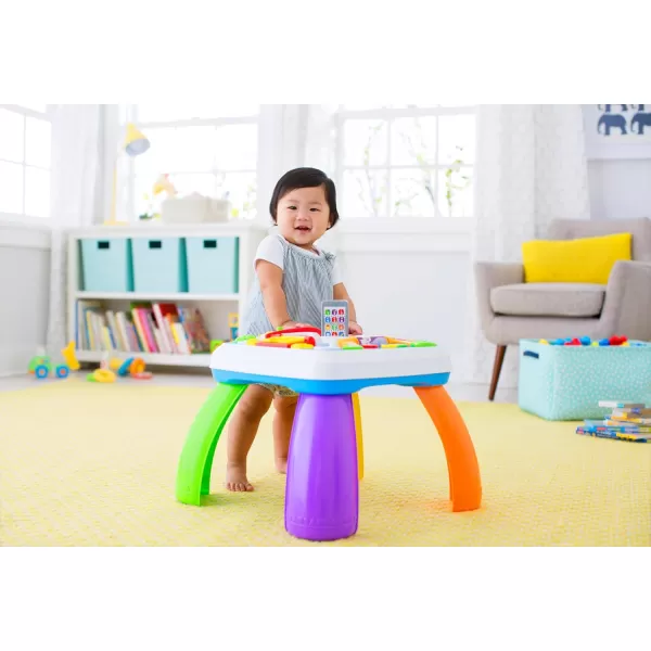 FisherPrice Baby to Toddler Toy Laugh ampamp Learn Around the Town Learning Activity Table with Music ampamp Lights for Infants Ages 6 Months Amazon Exclusive