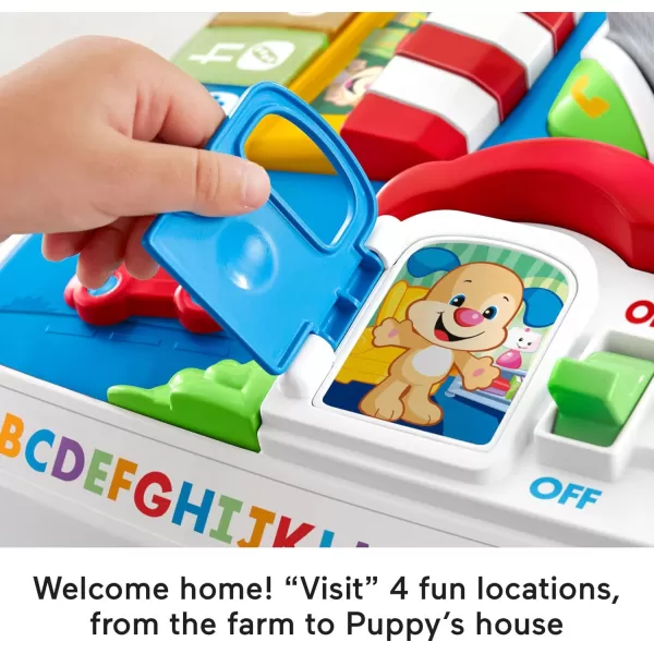 FisherPrice Baby to Toddler Toy Laugh ampamp Learn Around the Town Learning Activity Table with Music ampamp Lights for Infants Ages 6 Months Amazon Exclusive