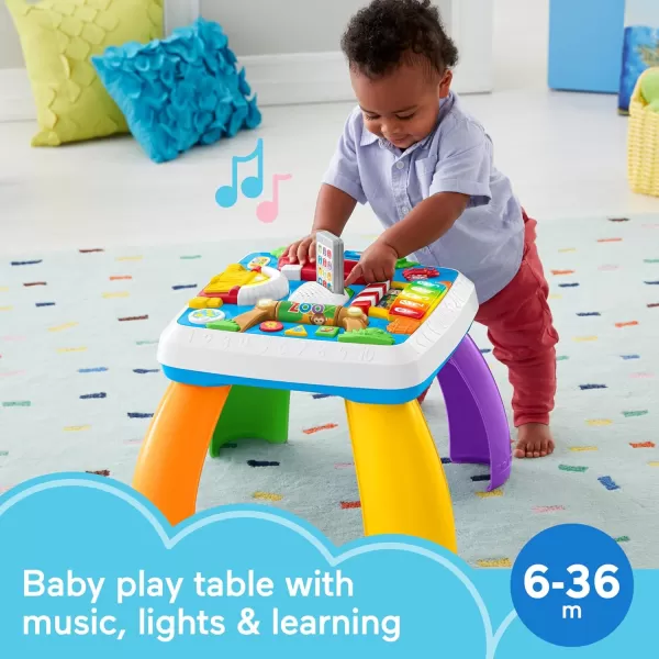 FisherPrice Baby to Toddler Toy Laugh ampamp Learn Around the Town Learning Activity Table with Music ampamp Lights for Infants Ages 6 Months Amazon Exclusive