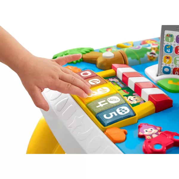 FisherPrice Baby to Toddler Toy Laugh ampamp Learn Around the Town Learning Activity Table with Music ampamp Lights for Infants Ages 6 Months Amazon Exclusive