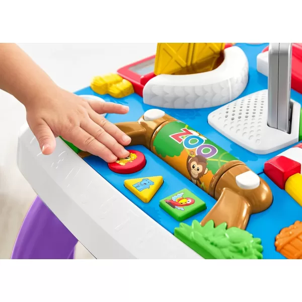 FisherPrice Baby to Toddler Toy Laugh ampamp Learn Around the Town Learning Activity Table with Music ampamp Lights for Infants Ages 6 Months Amazon Exclusive
